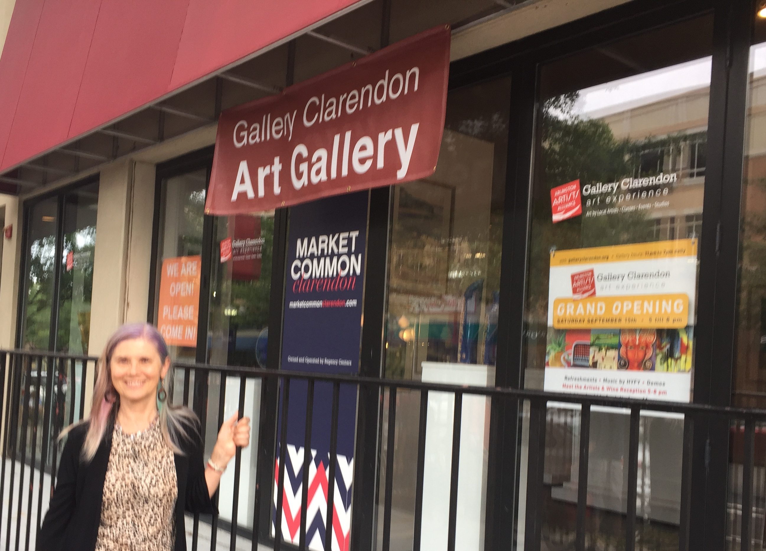 Grand opening of Gallery Clarendon, September 2018