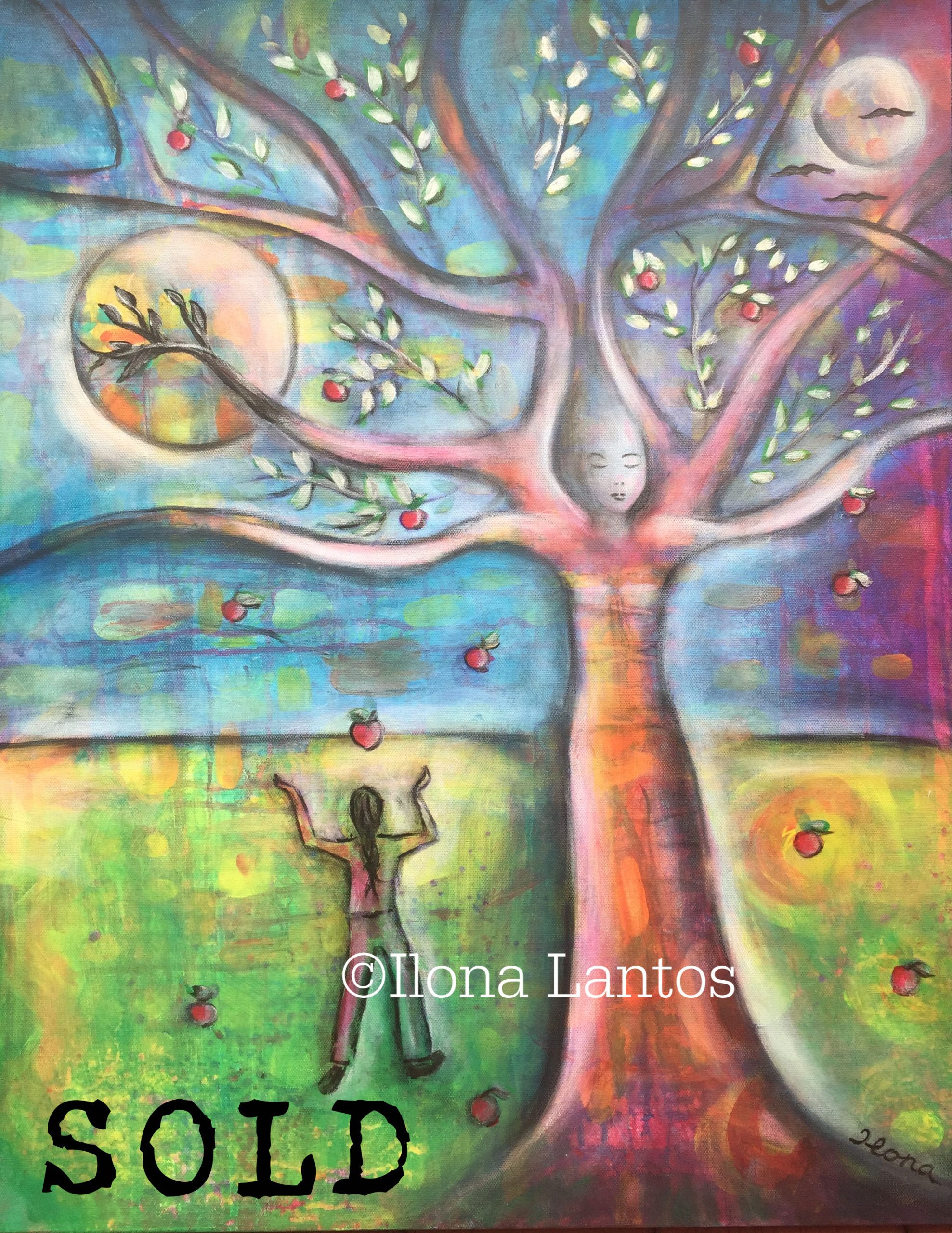 The Giving Tree The Giving Tree (Acrylic, 22"x28")